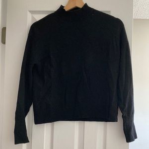 Everlane cropped cashmere mock neck sweater xxs